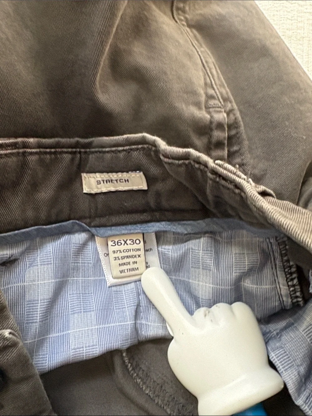 Joseph Abboud Men's Chinos - Charcoal Gray